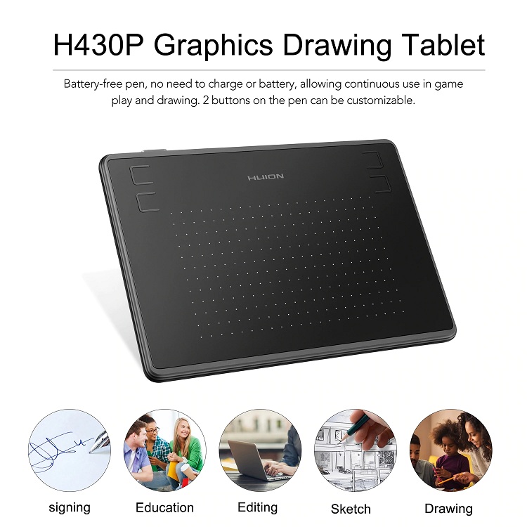 Stock H430P Animation Design A - Drawing Pad Signature ulasan dan harga