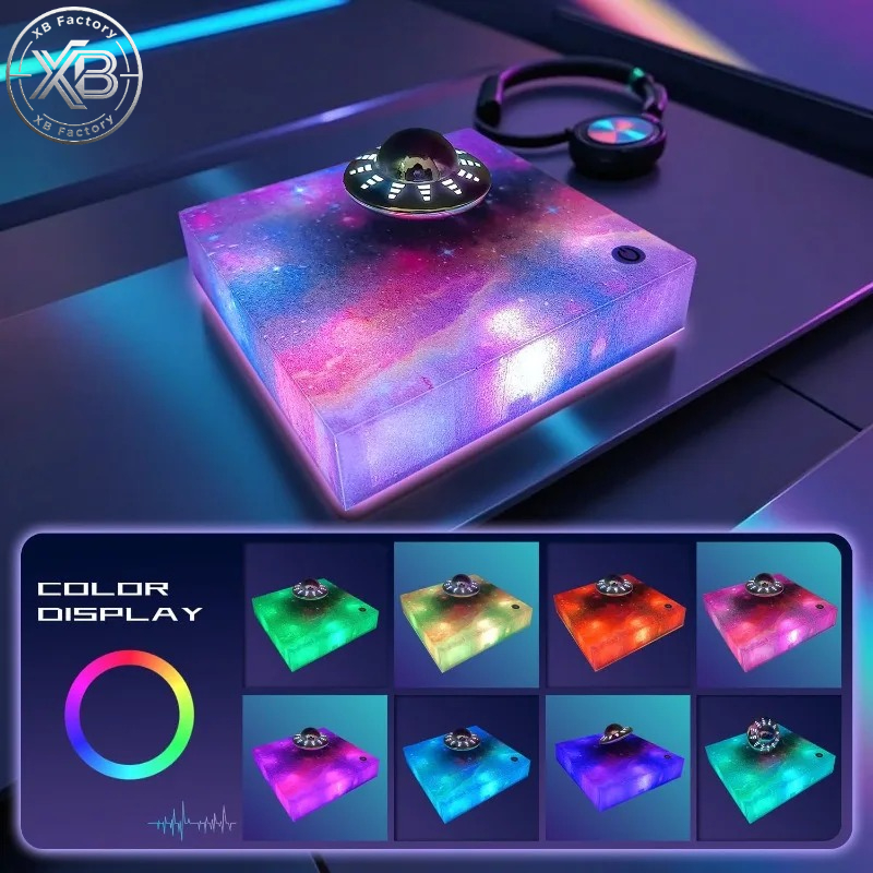 Levitating UFO Lamp Floating 3 - Office Tech Gifts For Men ulasan dan harga