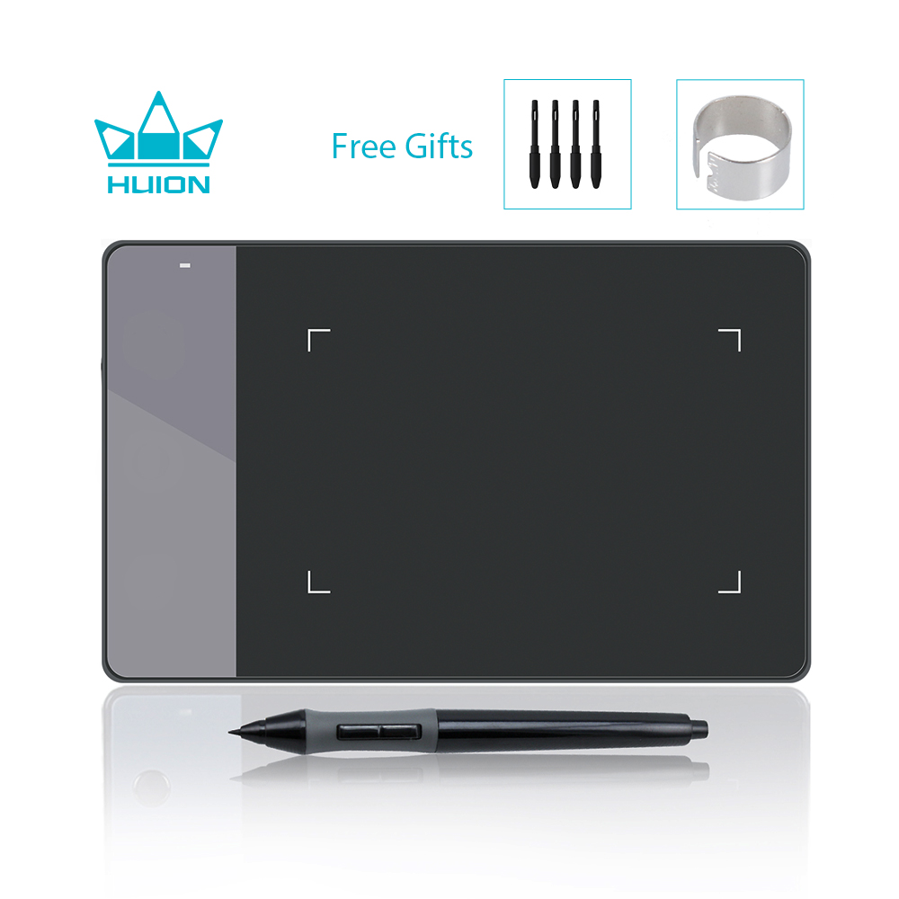 HUION 420 Graphics Tablet 4x2  - Drawing Pad Signature ulasan dan harga