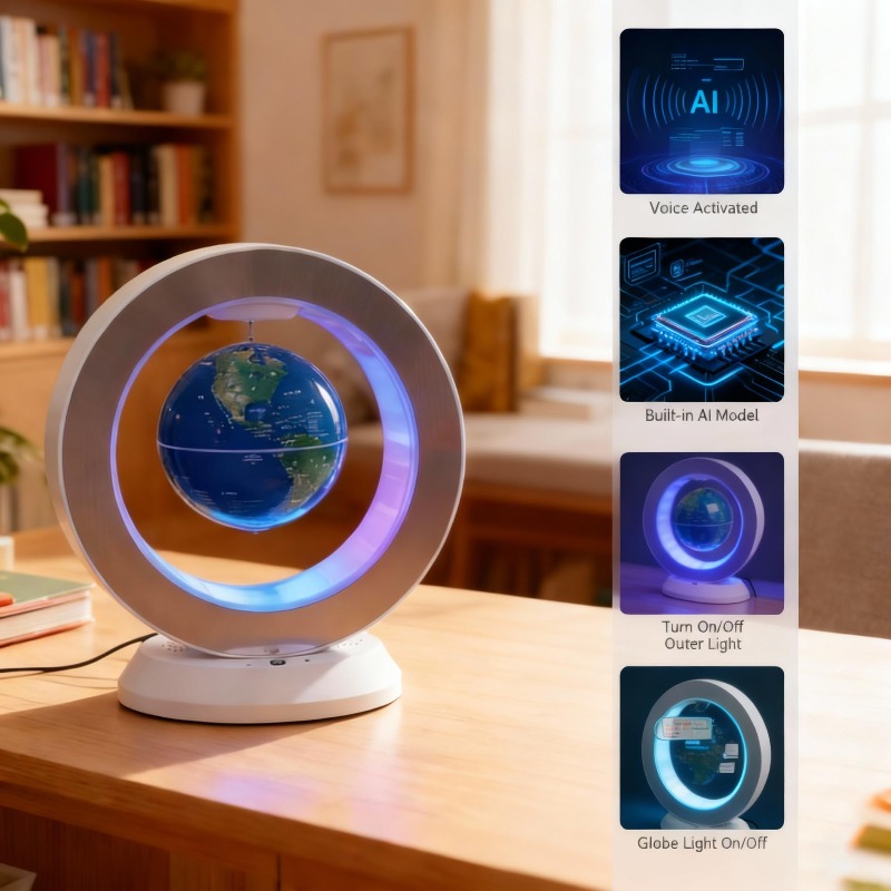 Levitating Globe Bluetooth Spe - Office Tech Gifts For Men ulasan dan harga