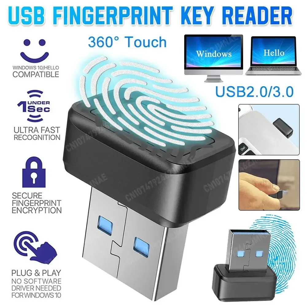 USB Fingerprint Key Reader For - Fingerprint Reader Usb ulasan dan harga