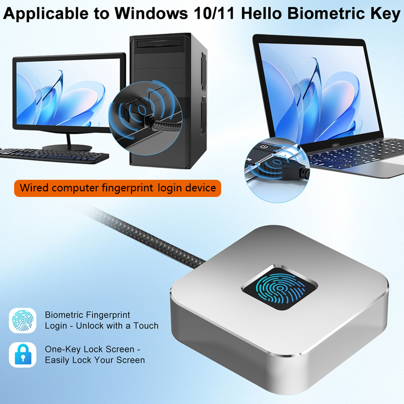 USB Fingerprint Reader with 5f - Fingerprint Reader Usb ulasan dan harga