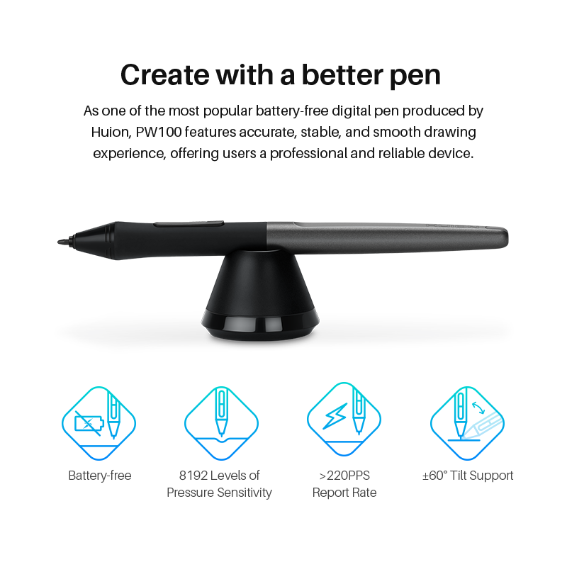 Huion H580X Graphics Tablet Di - Drawing Pad Signature ulasan dan harga