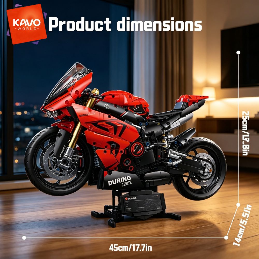 KAVOWORLD 1:5 Scale Building B - Office Tech Gifts For Men ulasan dan harga